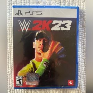 PS5 W2K23 video game wrestling John cena etc. brand new in plastic